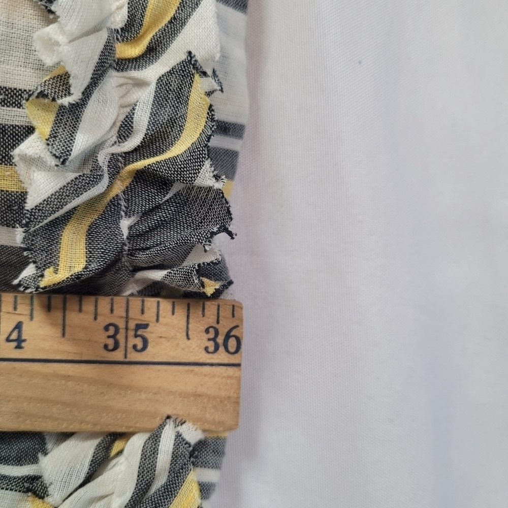 J.Crew Sylvan Backless Halter Striped Dress Linen Blend Size 14( see measurement - Picture 9 of 12